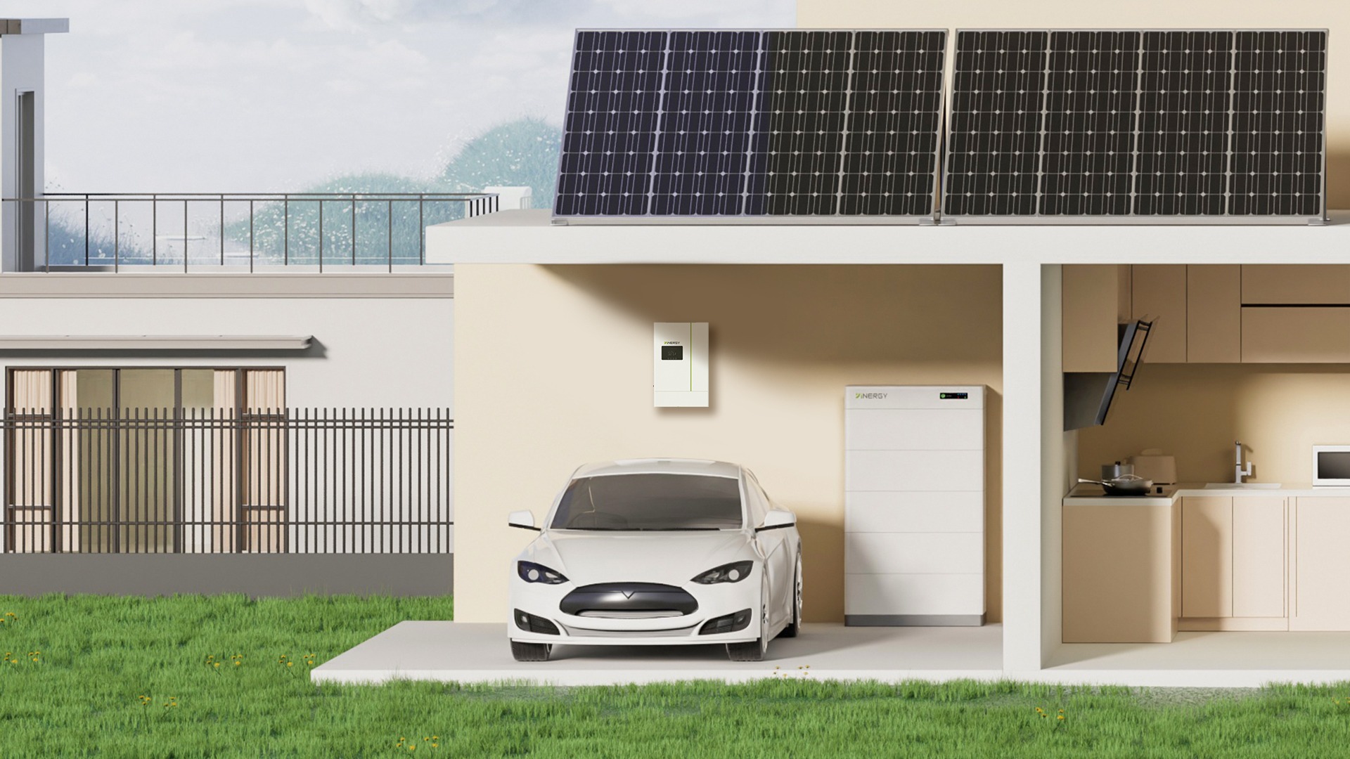 Yinergy OG-1P6K5-DT 6.5kW Off-Grid Hybrid Solar Inverter - Image 3