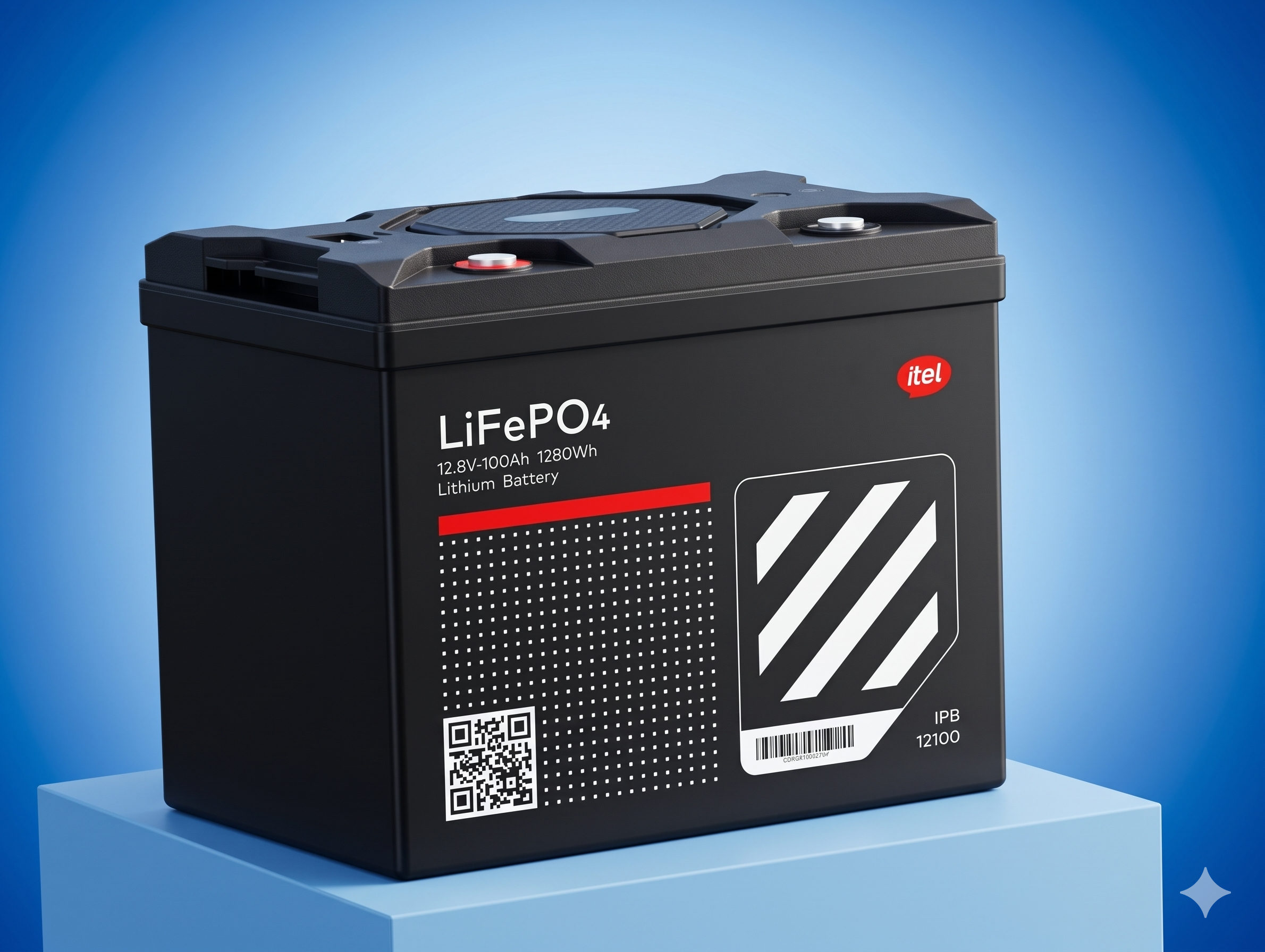 Itel 100Ah 12 V Lithium Battery